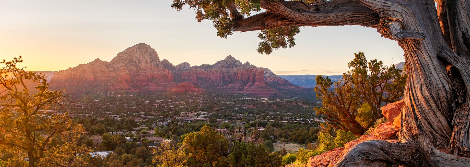 Sunset over Sedona, Arizona