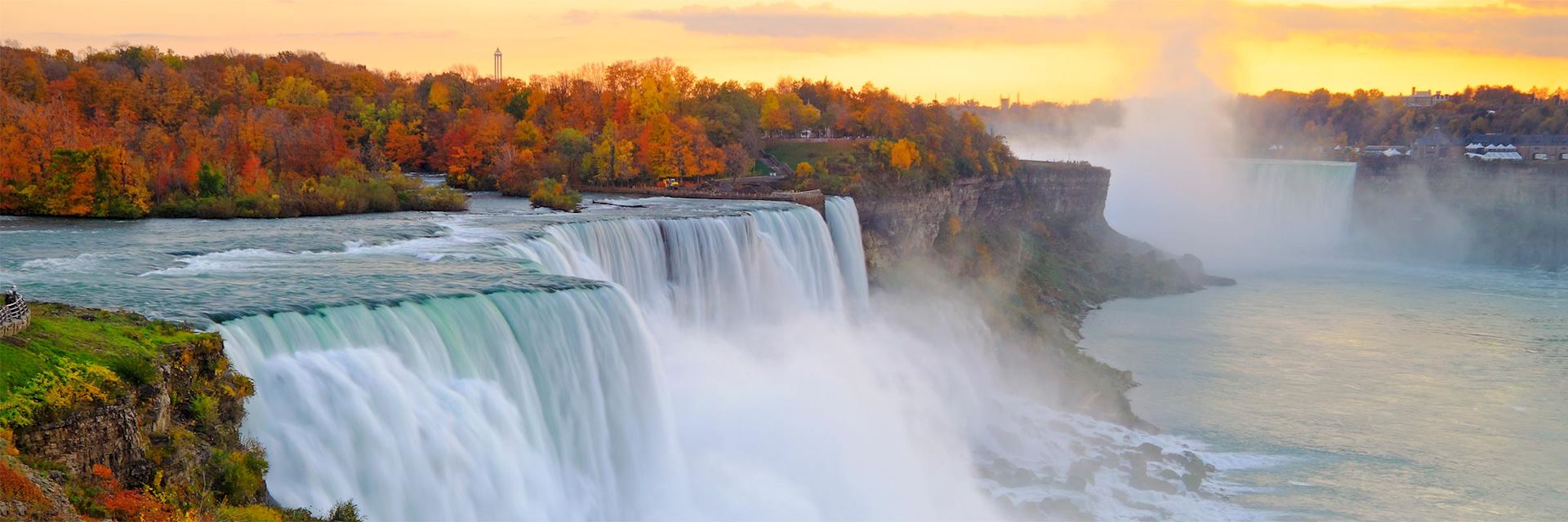 Niagara Falls in autumn