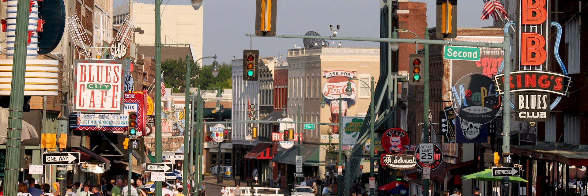 Beale Street in Memphis, Tennessee