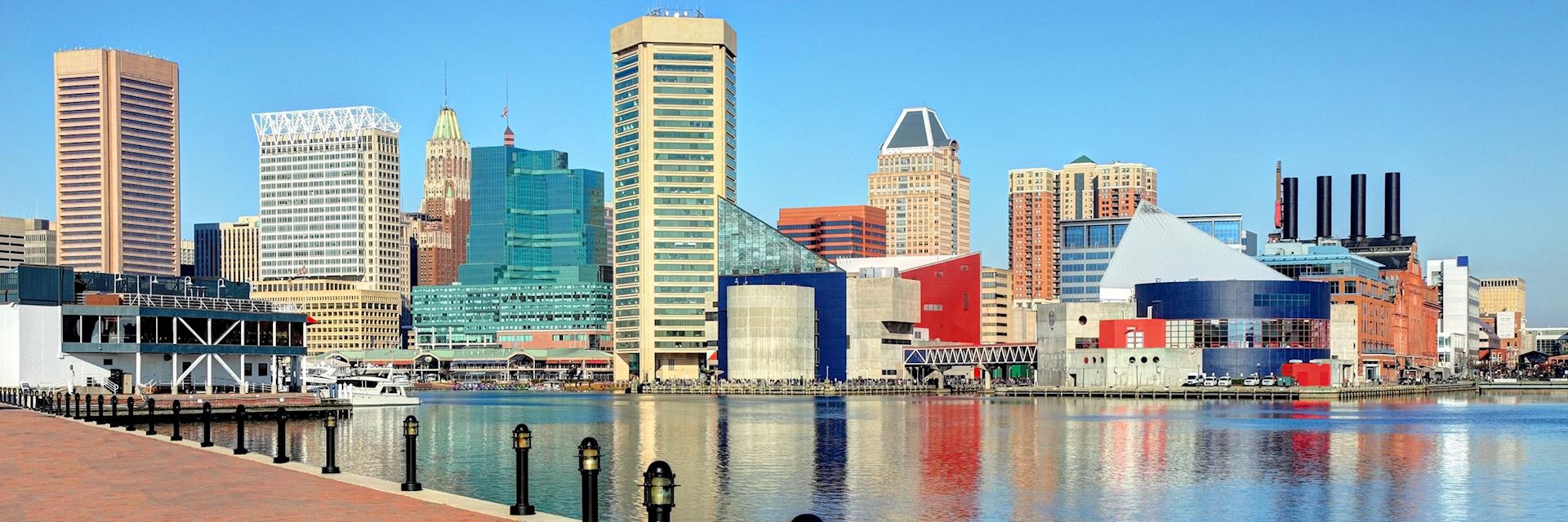Baltimore's inner harbour, the USA