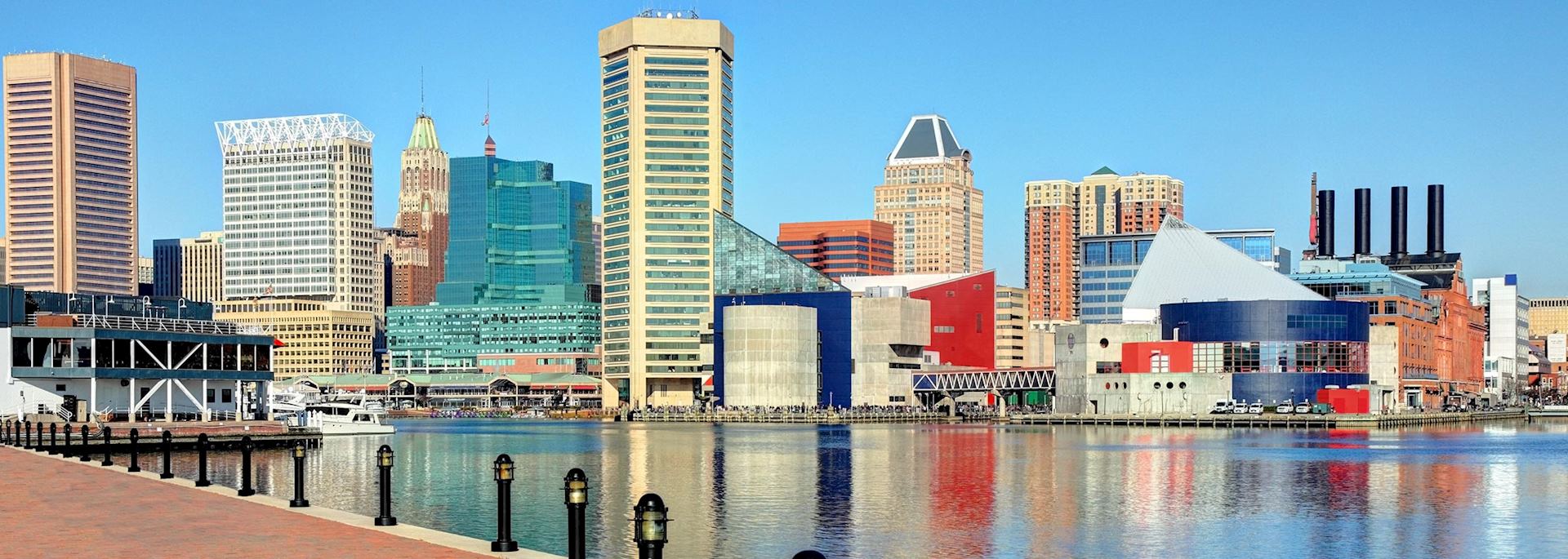 Baltimore's inner harbour, the USA