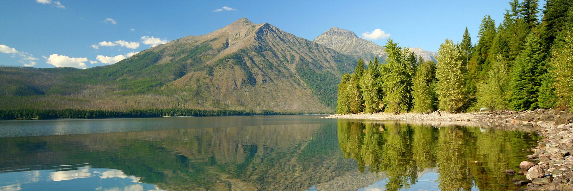 Lake McDonald, Glacier National Park, the USA