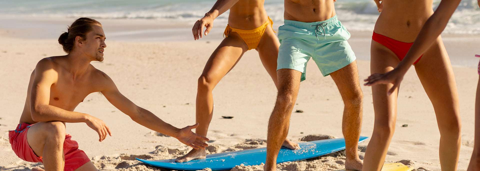Private surf lesson, Santa Monica