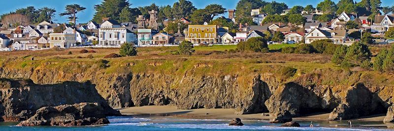 Mendocino looking out over the Pacific