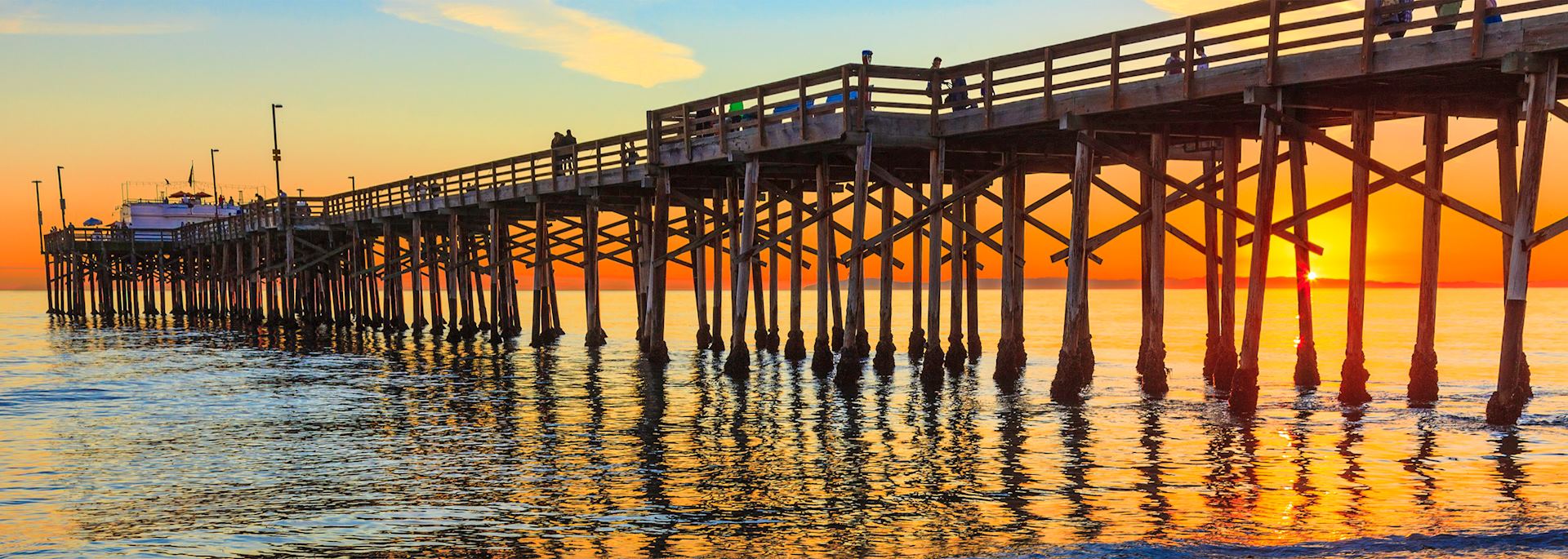 Balboa Pier in Orange County, California