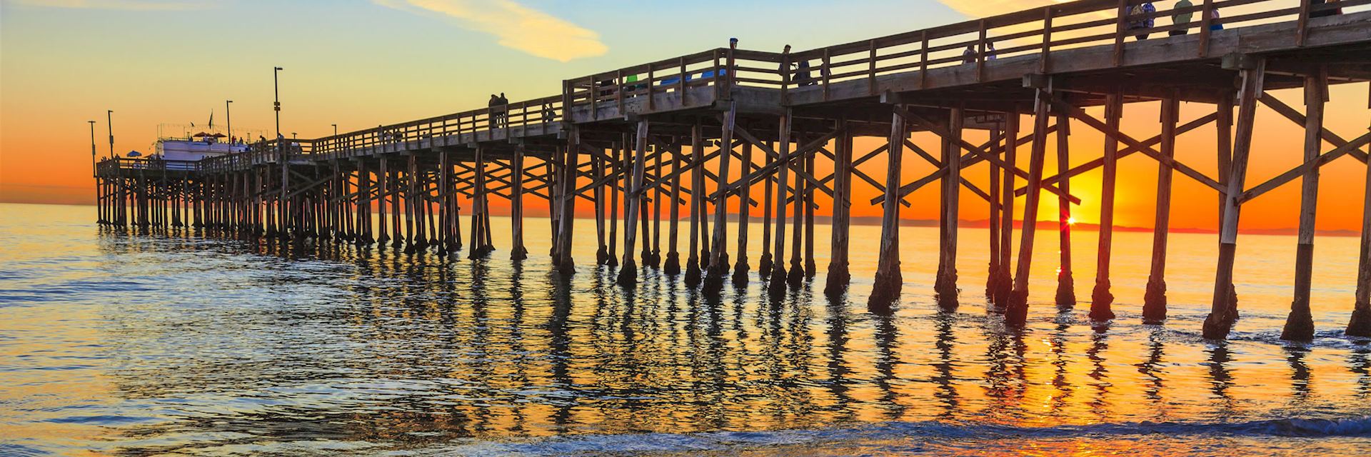 Balboa Pier in Orange County, California
