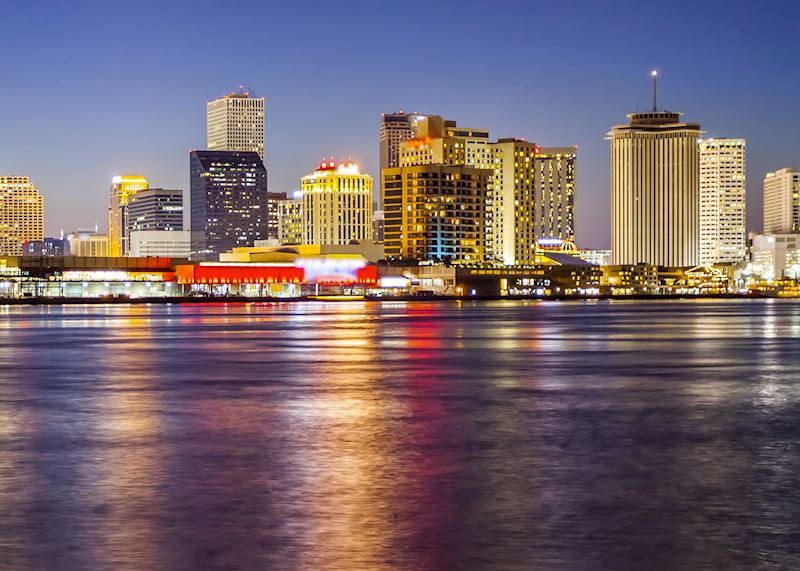 View of New Orleans from the Mississippi River