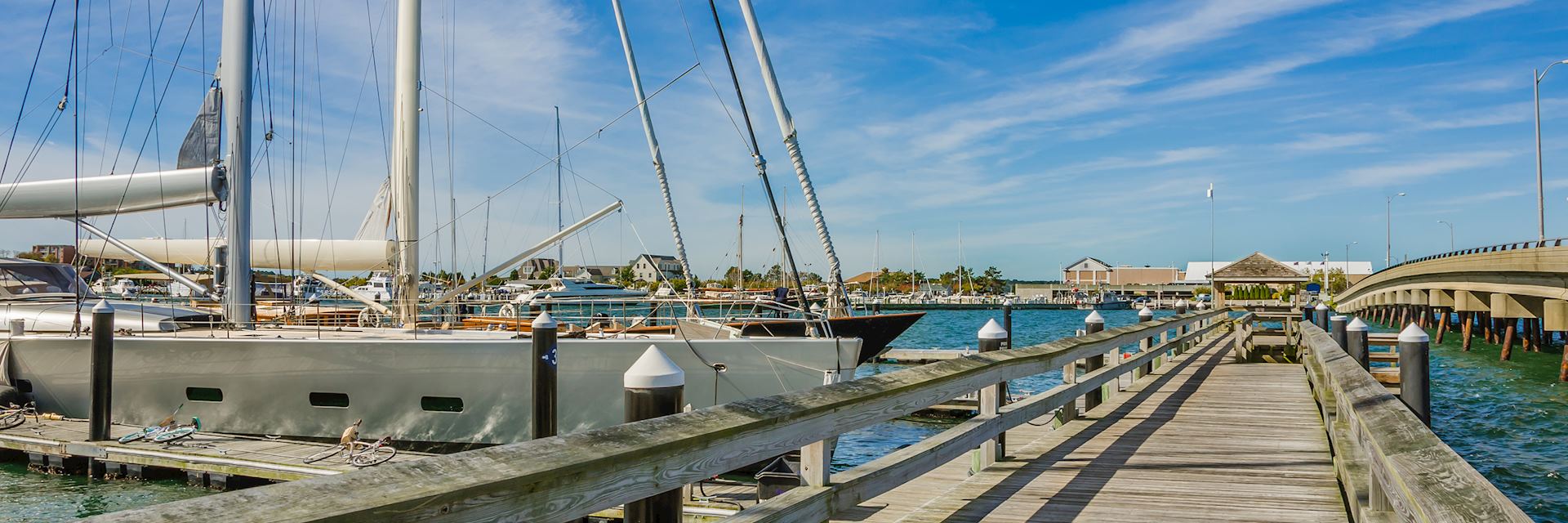 Yachts in Newport Harbor