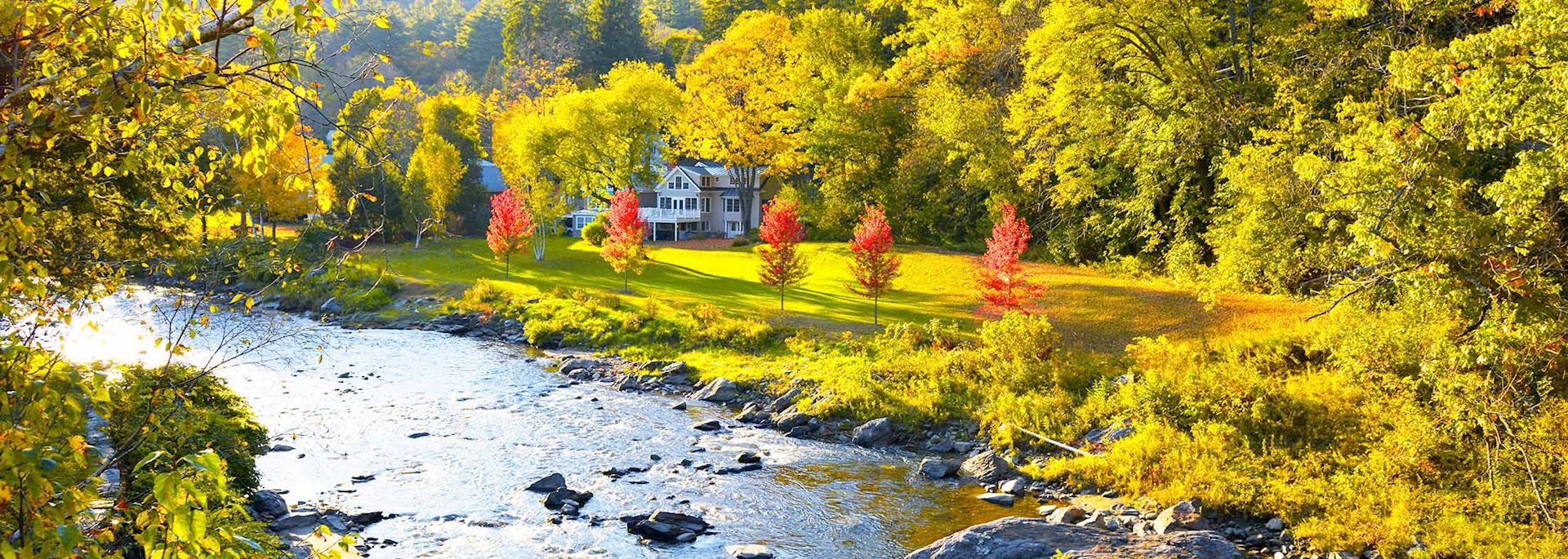 Ottauquechee River in Woodstock, Vermont