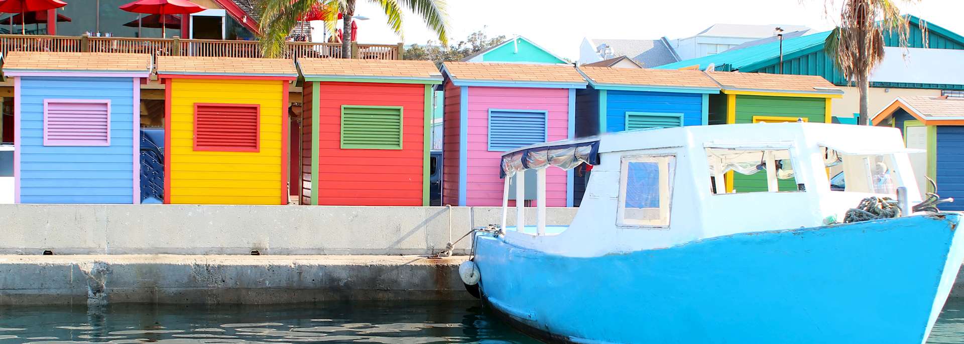 Waterfront in downtown Nassau