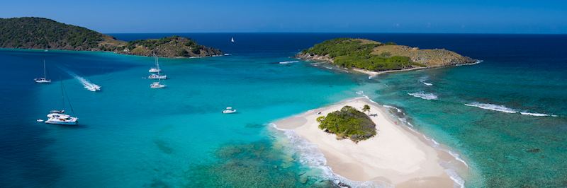 Sandy Spit Island in the British Virgin Islands