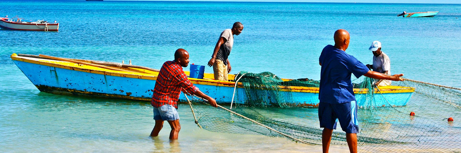 Fishermen in Grenada