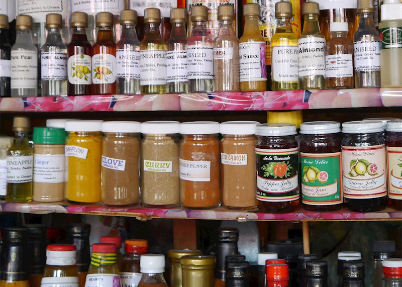 Spices at St George's market