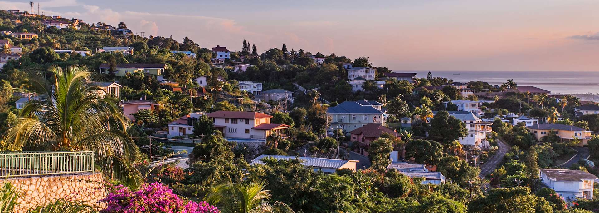 Kingston at sunset