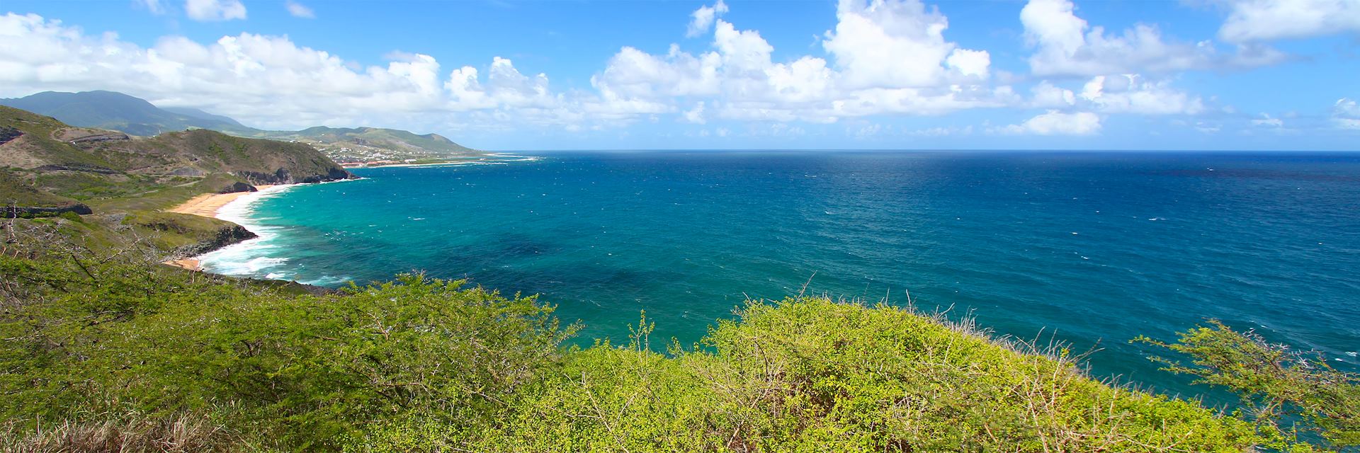Saint Kitts coastline, Saint Kitts and Nevis
