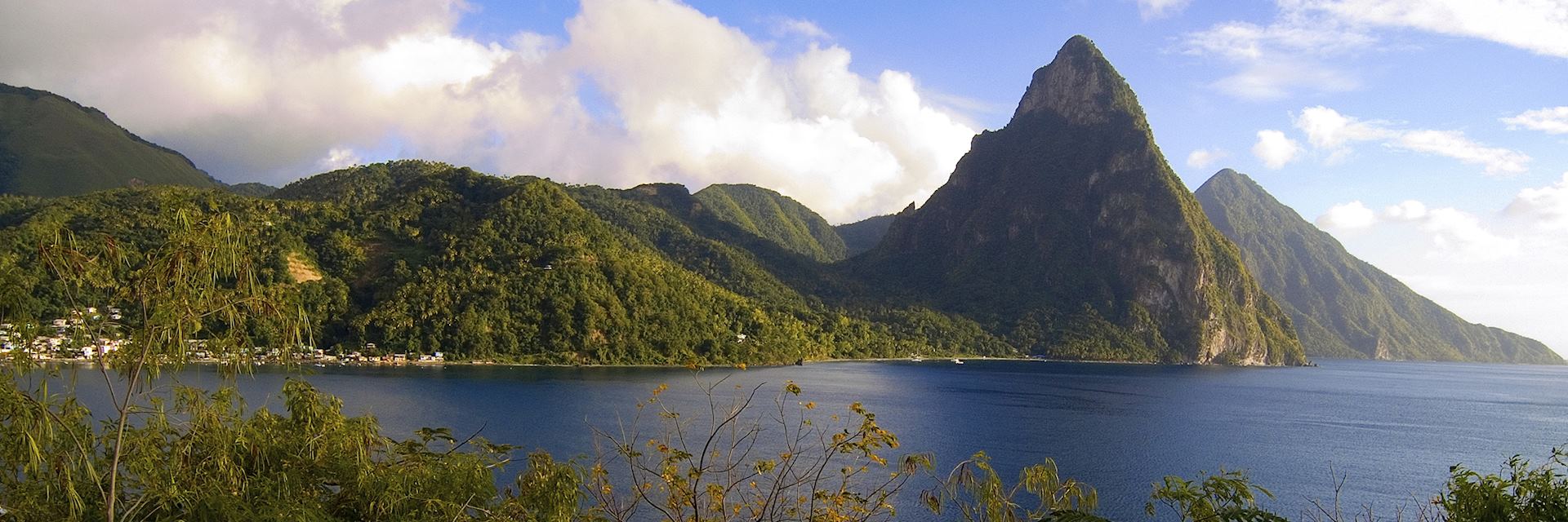 Inland scenery on St Lucia