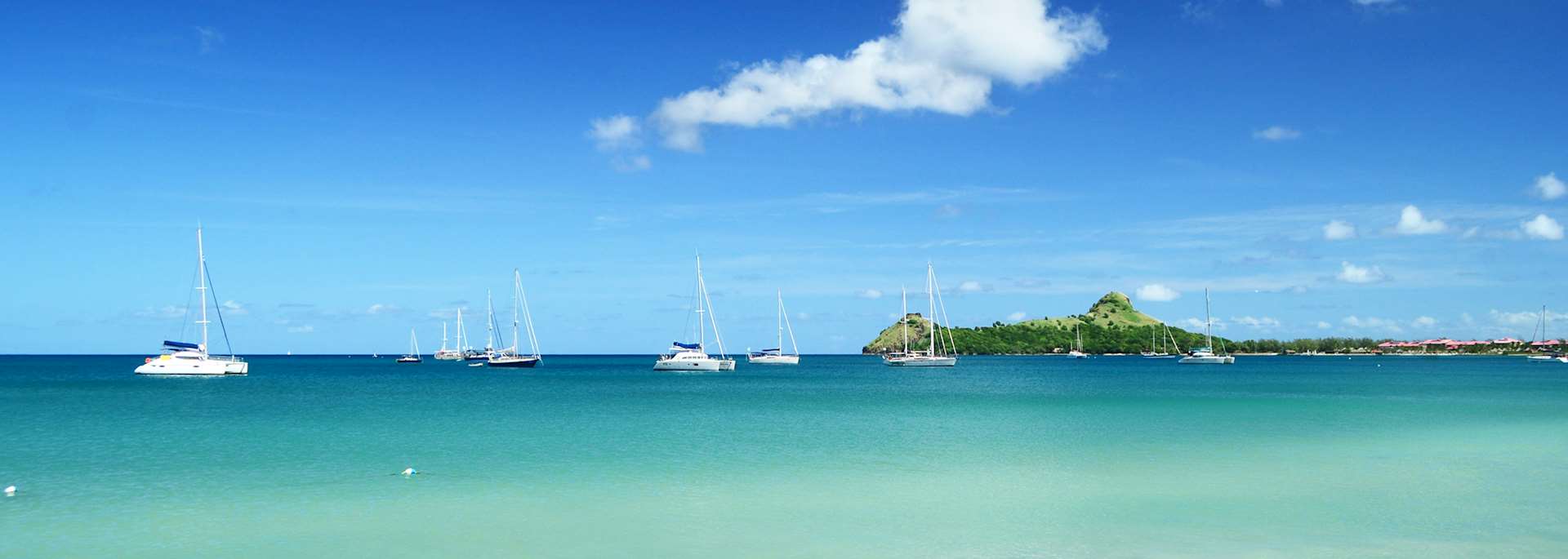 Yachts in Rodney Bay