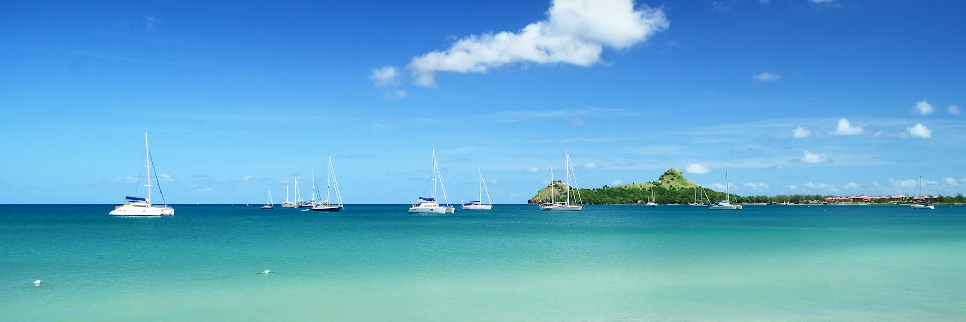 Yachts in Rodney Bay