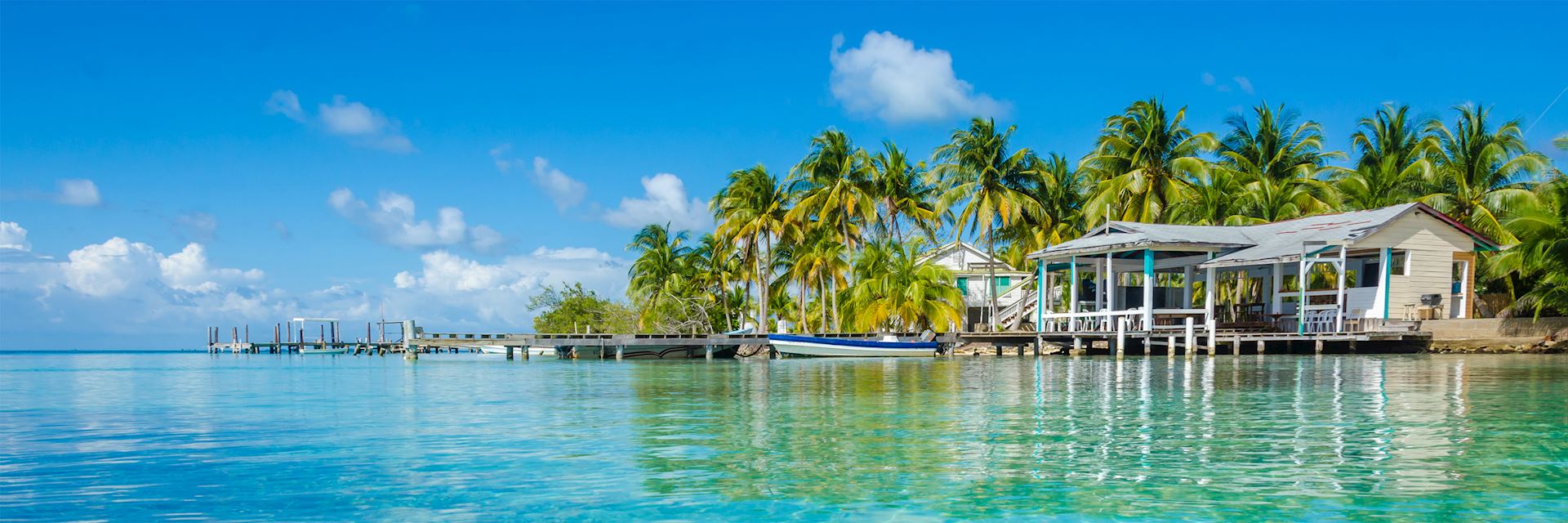 Clear waters of Ambergris Caye