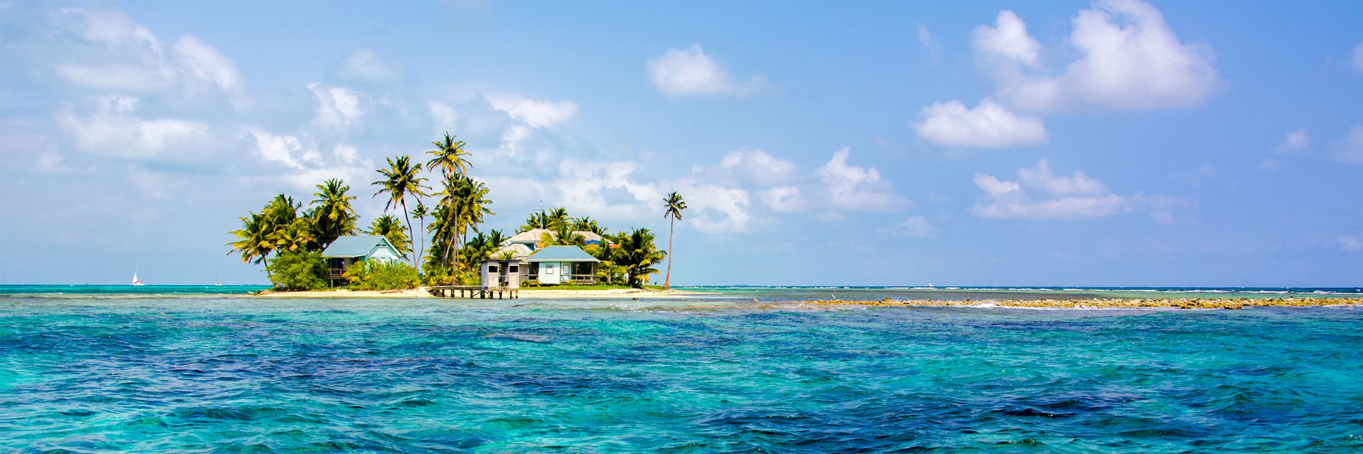 Secluded island, Belize
