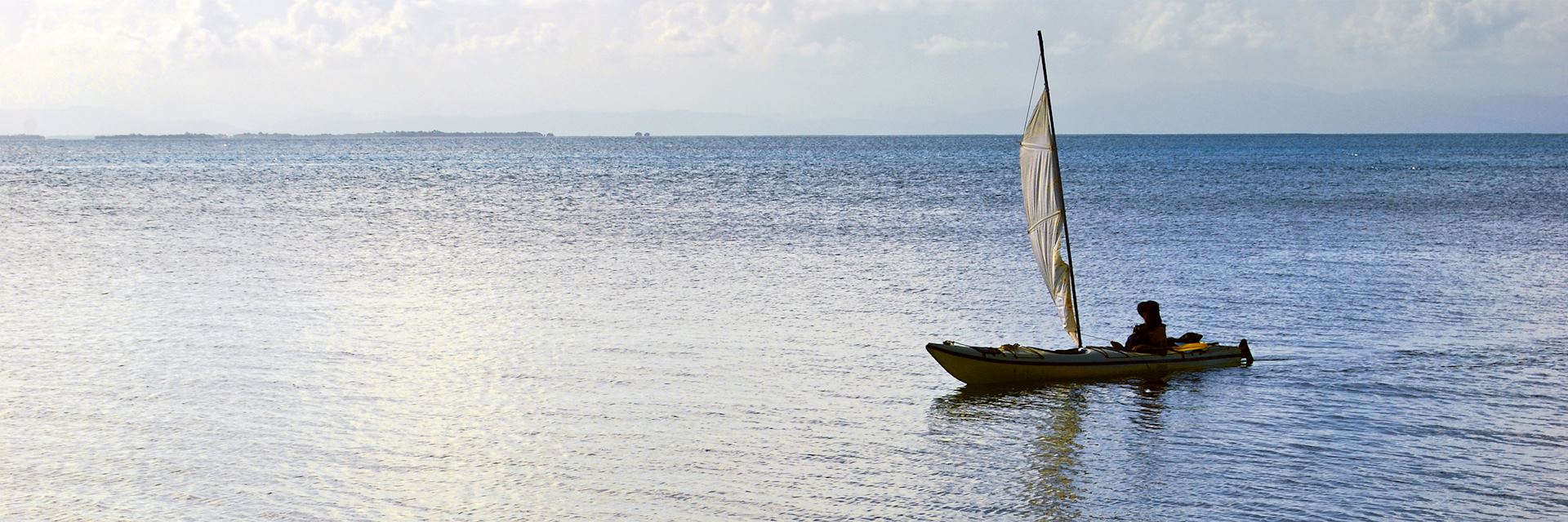 Traditional style sailing boat, Belize