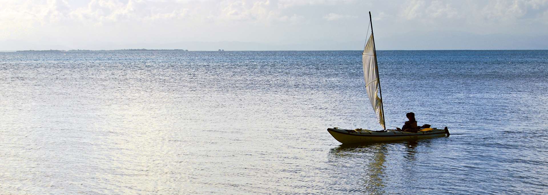 Traditional style sailing boat, Belize