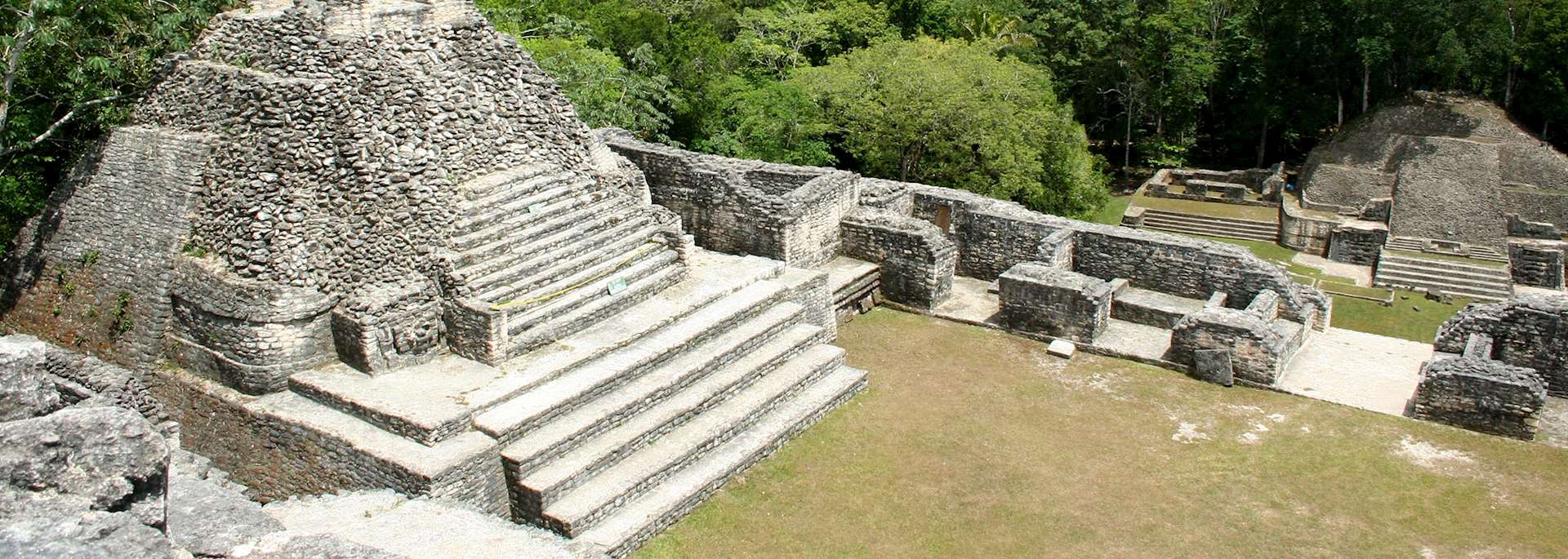 View from the top of Caana, Caracol and Belize's tallest buliding