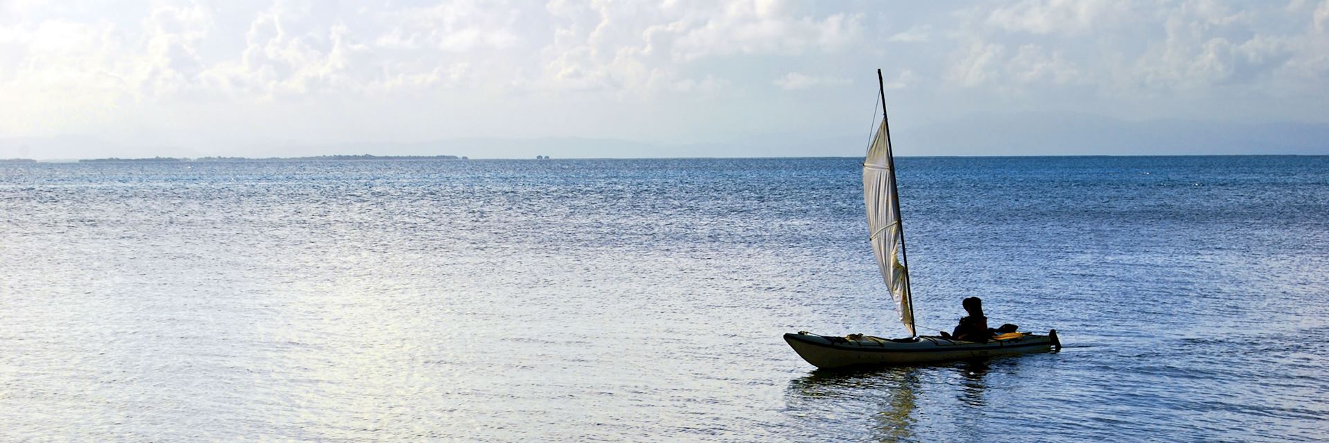 Traditional style sailing boat, Belize