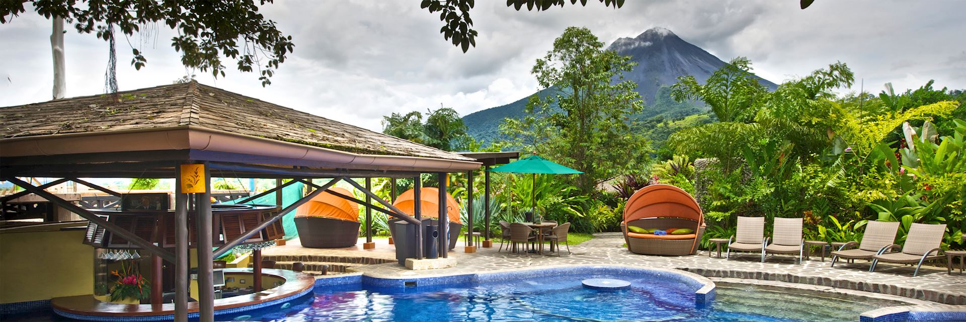 Nayara Gardens pool, Arenal Volcano