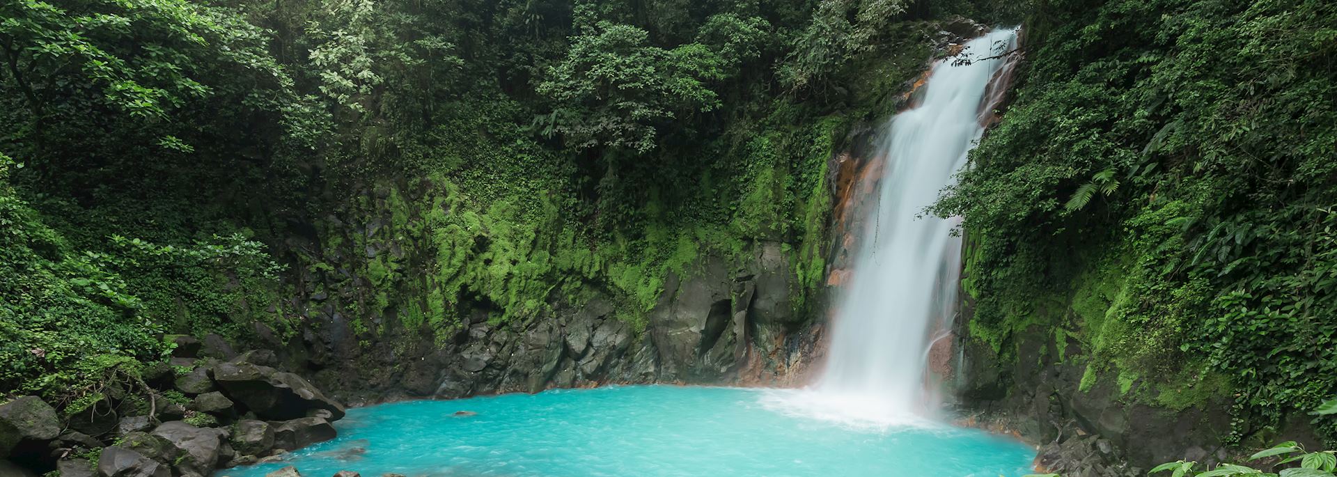 Waterfall in Tenorio Volcano National Park