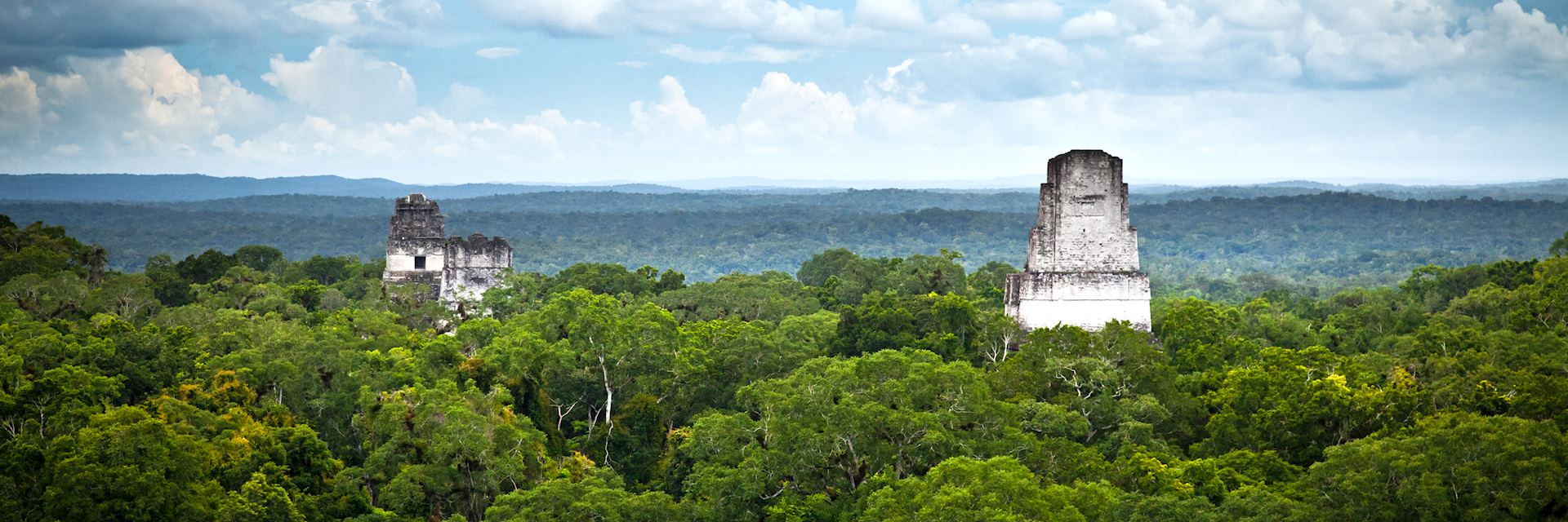 Maya ruins in Tikal National Park