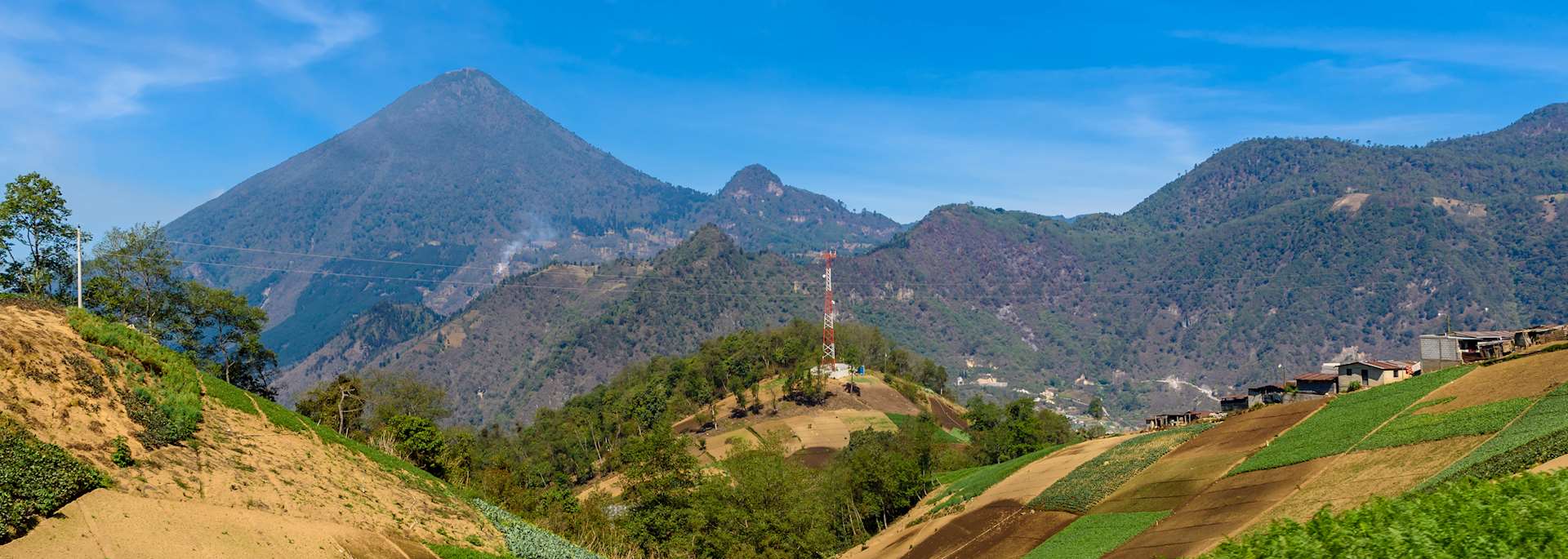 Santa Maria Volcano in the Western Highlands