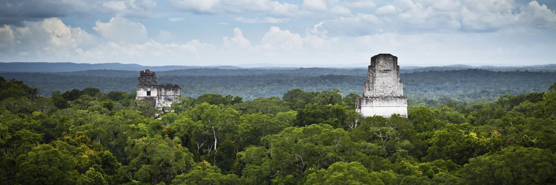 Maya ruins in Tikal National Park