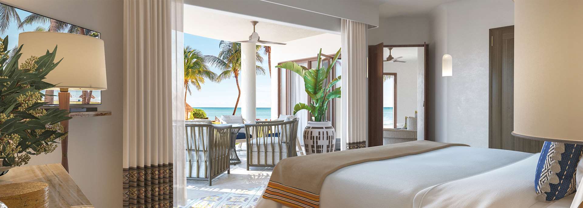 Guest room, Belmond Maroma