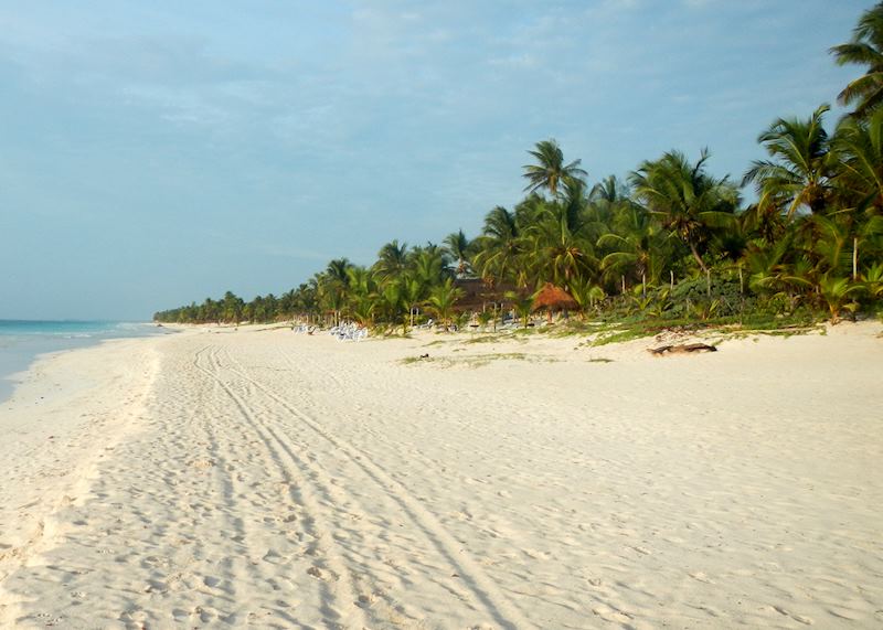 Tulum beach on the Mayan Riviera