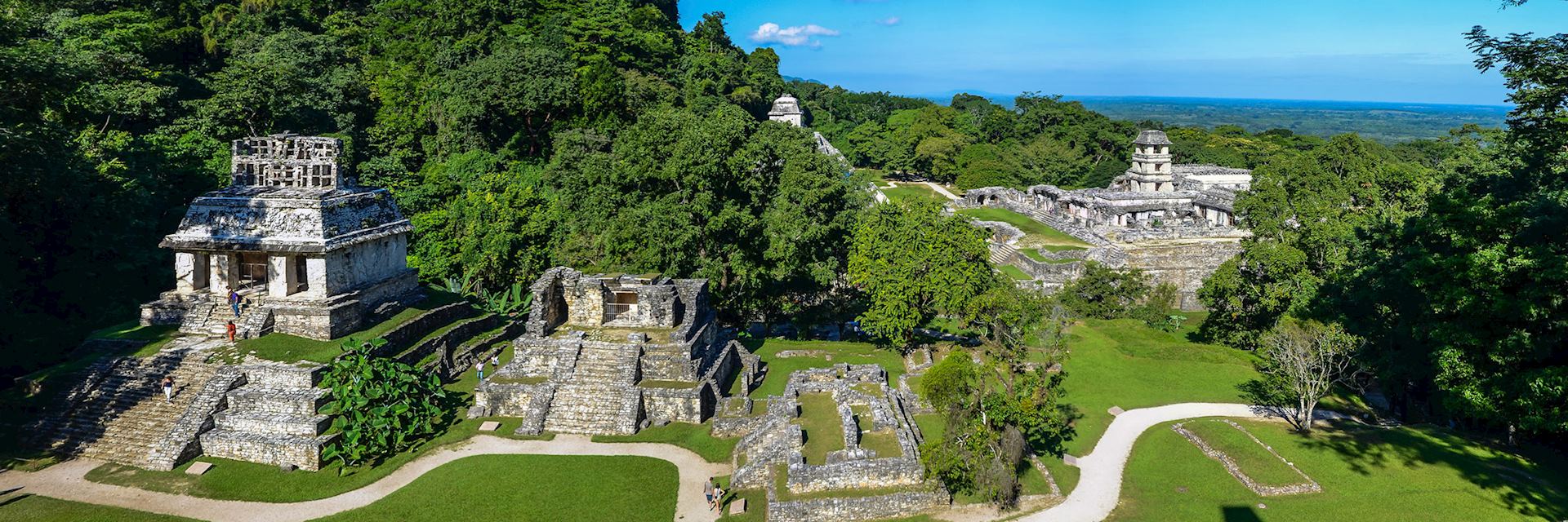 Maya ruins at Palenque, Mexico 