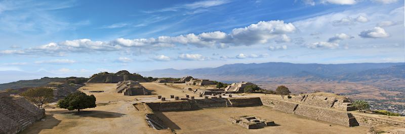 The UNESCO World Heritage Site of Monte Albán