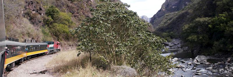 The Copper Canyon Railway train is affectionately known as 'El Chepe'