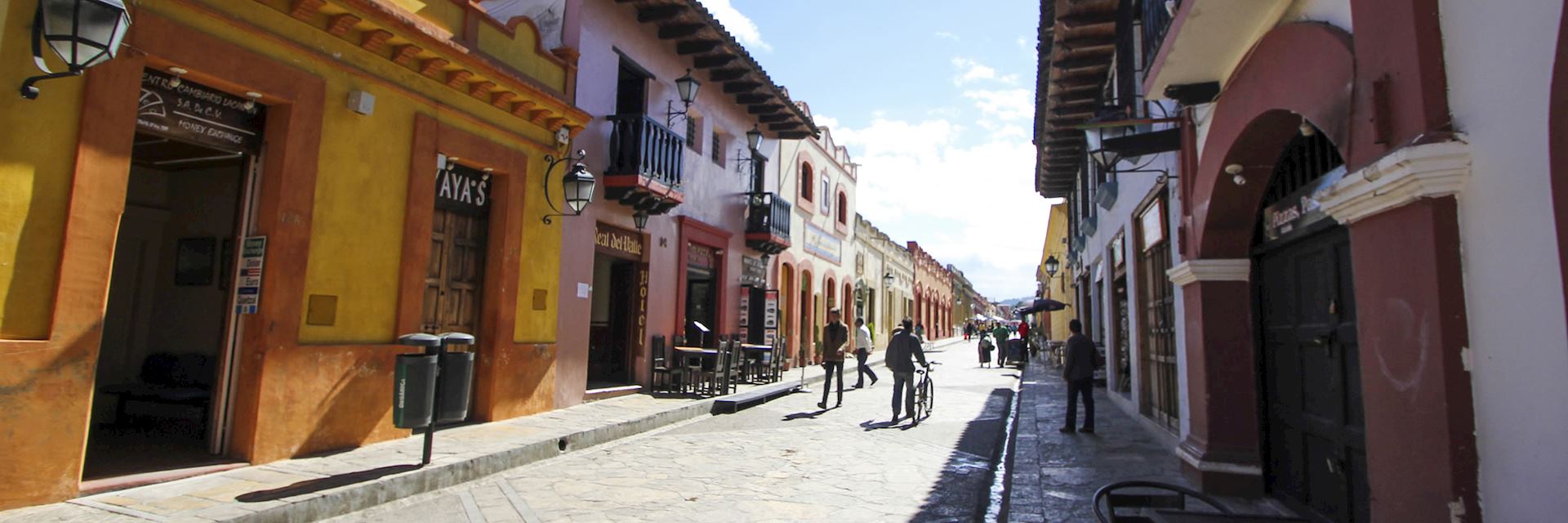 A street in San Cristóbal de las Casas