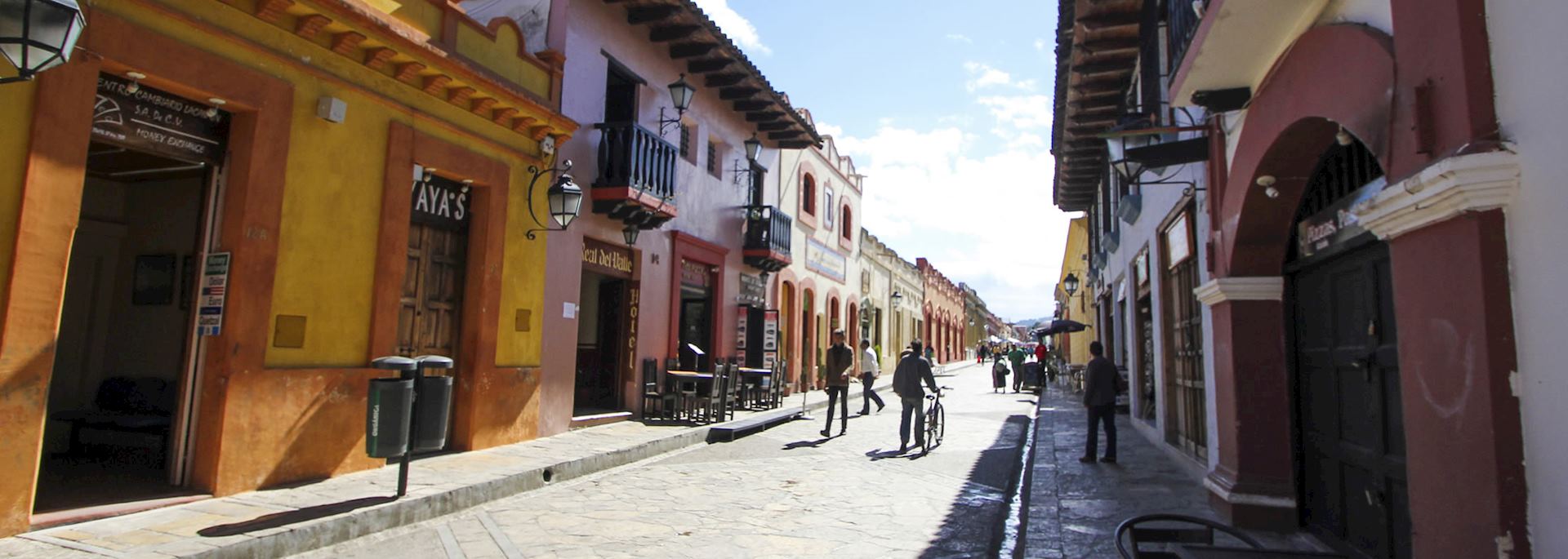 A street in San Cristóbal de las Casas