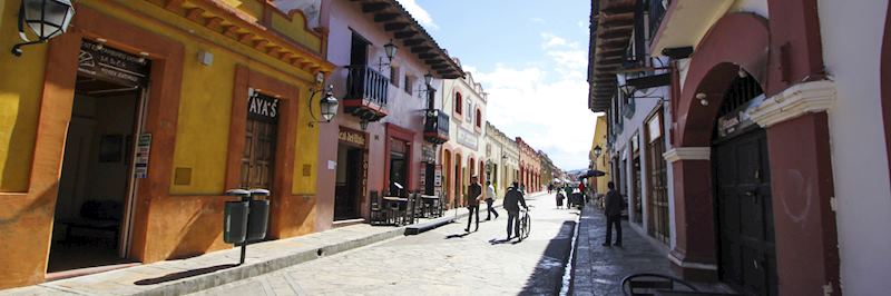 A street in San Cristóbal de las Casas