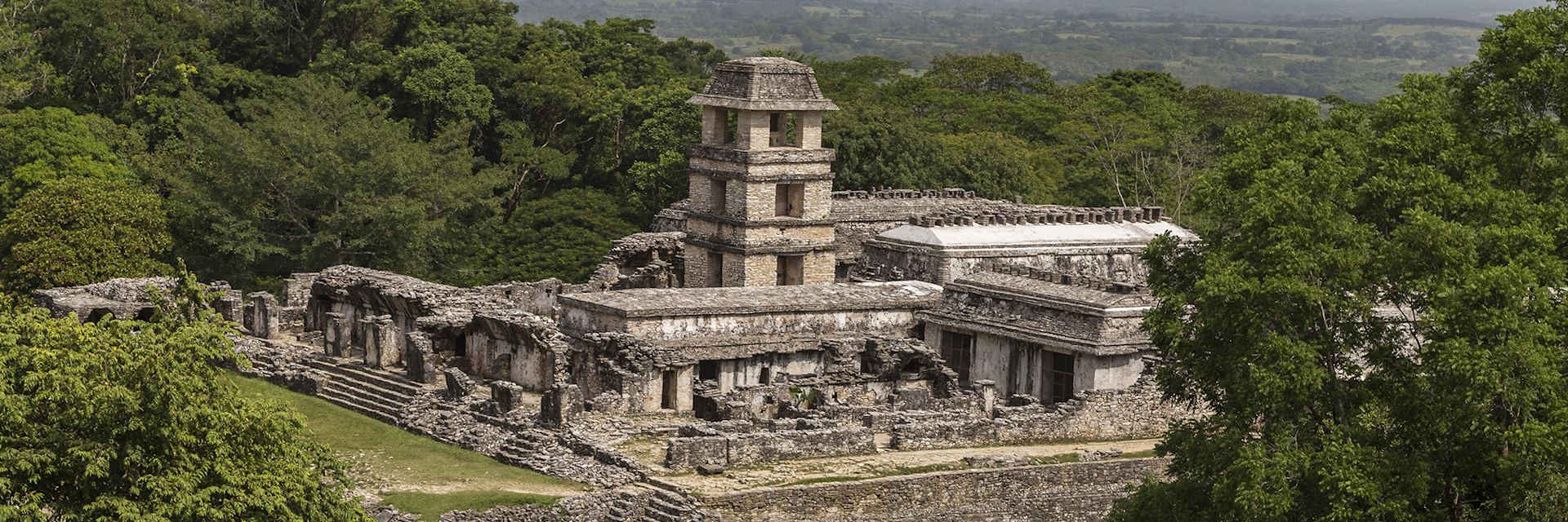 The ancient Mayan city of Palenque