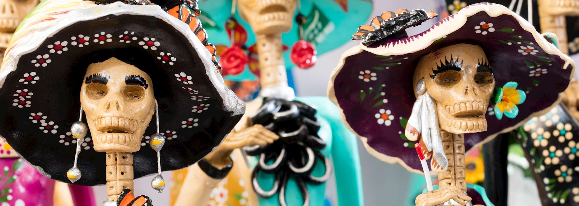 Mexican dolls for Day of the Dead