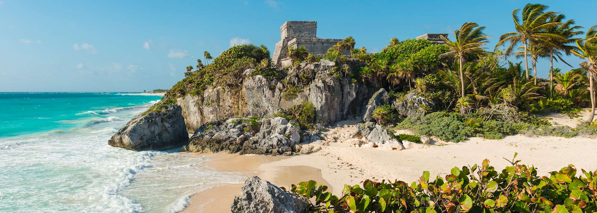 Tulum beach on the Mayan Riviera