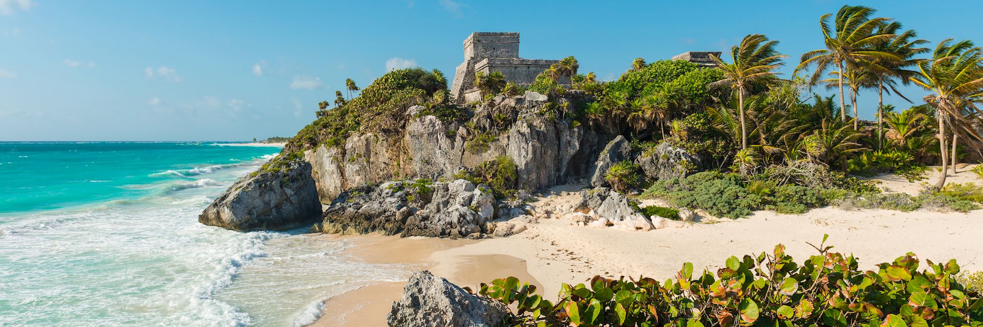 Tulum beach on the Mayan Riviera