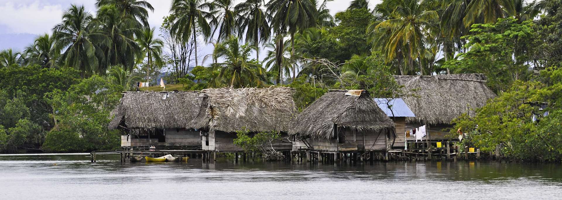 Indigenous village near Bocas Del Toro