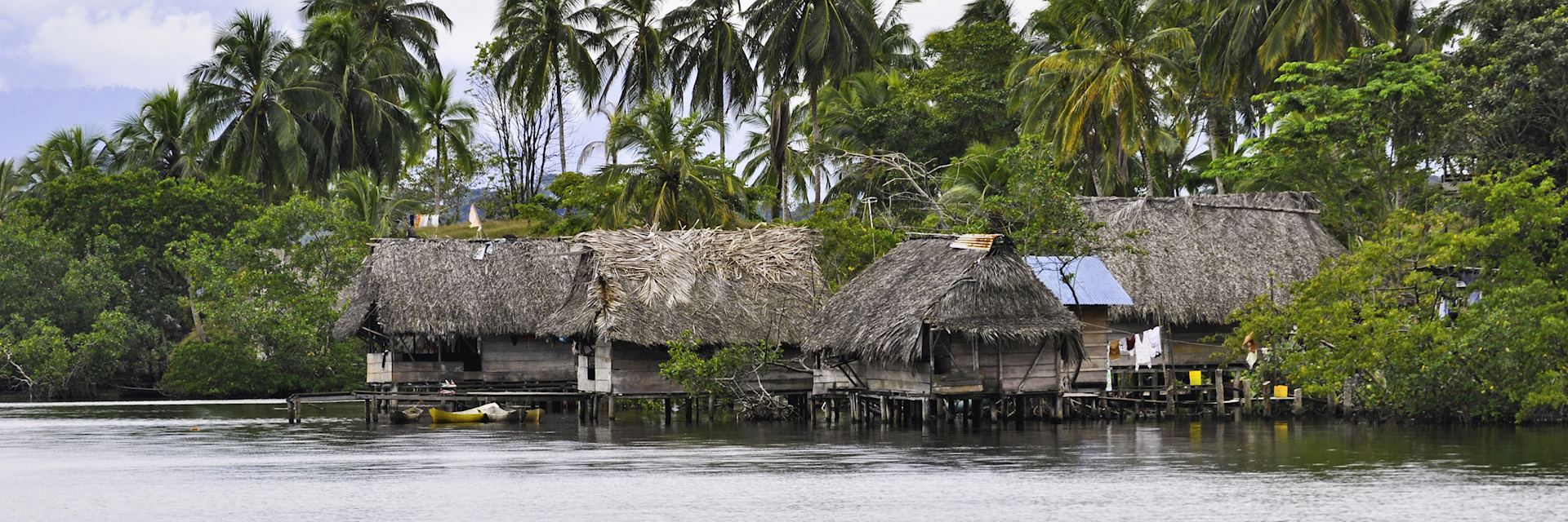 Indigenous village near Bocas Del Toro