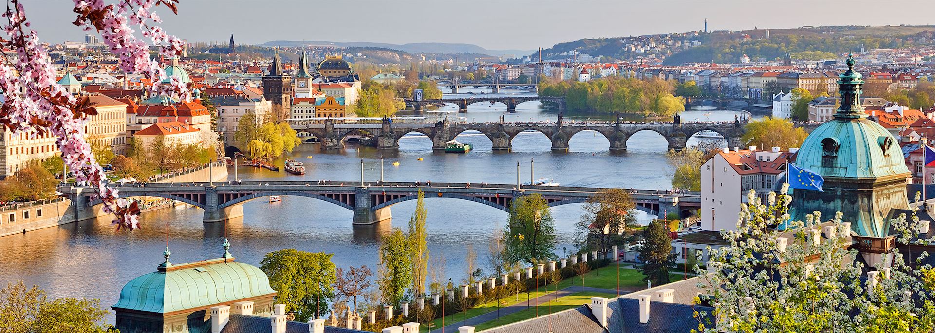 Vltava River in Prague, Czechia (Czech Republic)