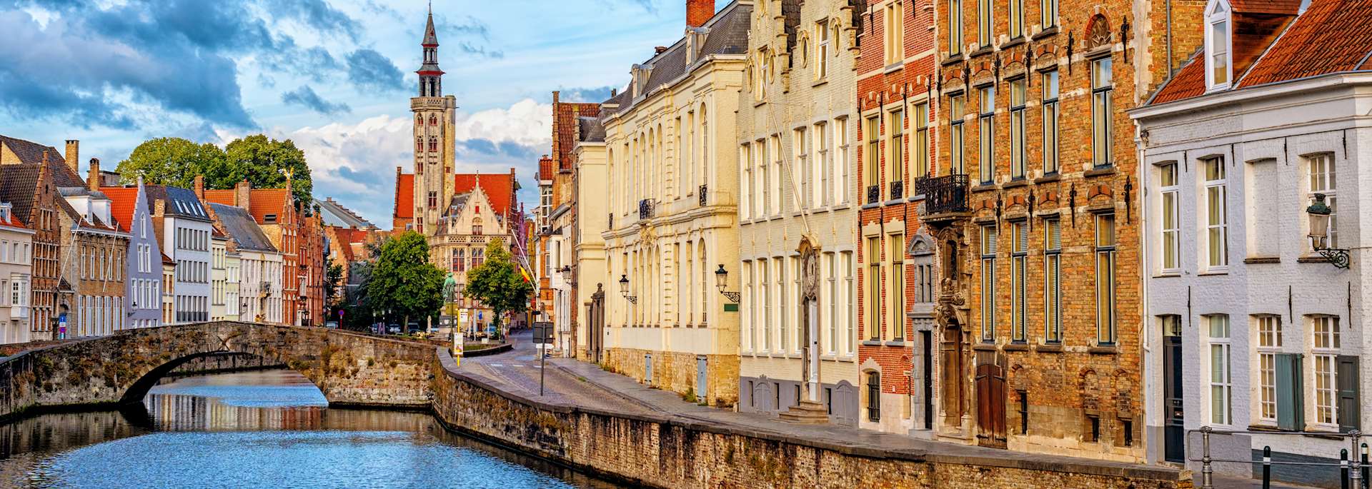 Canal in Bruges Old Town