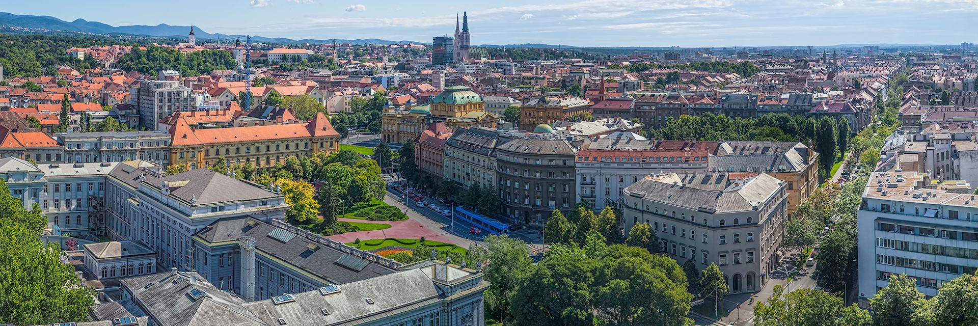 Panorama of Zagreb
